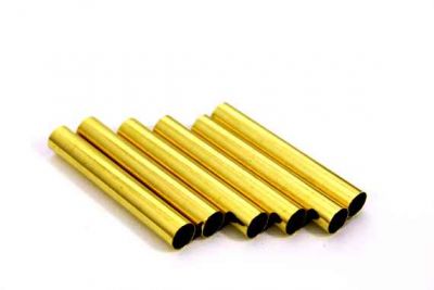 7x45 mm YUVARLAK DÜZ BORU, HAM PİRİNÇ #1165H - 2