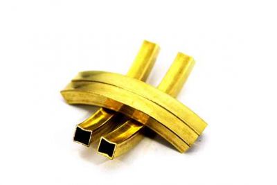 7x7x60 mm KARE KAVİSLİ BORU, HAM PİRİNÇ #1152H - 3