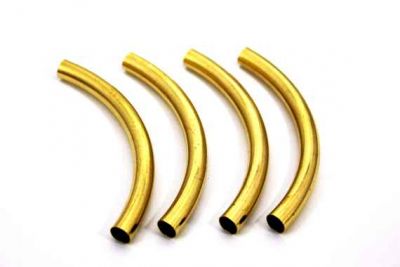 7x80 mm YUVARLAK KAVİSLİ BORU, HAM PİRİNÇ #1144H - 2