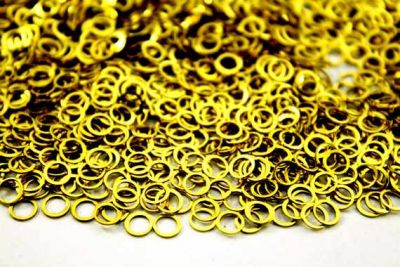 4,5 mm YUVARLAK DELİKSİZ PUL, HAM PİRİNÇ #908H - 2