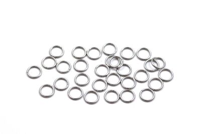 8 mm, ÇELİK MONTAJ HALKASI, TEL KALINLIĞI : 1 mm, GÜMÜŞ RENK, 1. KALİTE KARARMAZ - 2