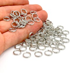 8 mm ÇİFT TURLU HALKA, NİKEL KAPLAMA, DEMİR - ERTÜRK