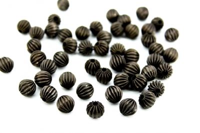 8 mm ÇİZGİLİ YUVARLAK MİSKET, BAKIR KAPLAMA #336B - 2