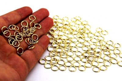 8 mm KALIN MONTAJ HALKASI, SARI KAPLAMA #741S - 2