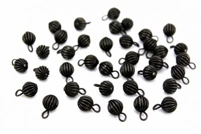 8 mm KULPLU ÇİZGİLİ YUVARLAK MİSKET, SİYAH FREE KAPLAMA - 2