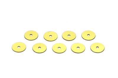 8 mm PLASTİK PUL PAYET, NAKIŞ PULU, DÖKME PUL, ORTADAN DELİK, ALTIN RENK - 2