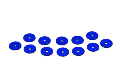 8 mm PLASTİK PUL PAYET, NAKIŞ PULU, DÖKME PUL, ORTADAN DELİK, MAVİ RENK - 2