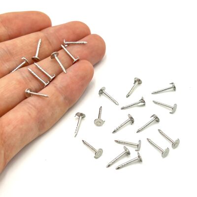 12 mm ROZET SADECE İĞNE NİKEL KAPLAMA - 1