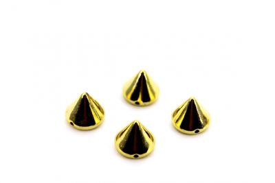 12 mm SİVRİ APOLET METALİZE, SARI KAPLAMA - 2