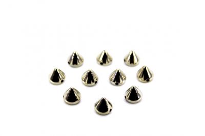 8 mm SİVRİ APOLET METALİZE, NİKEL KAPLAMA - 2