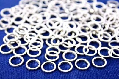 8 mm YUVARLAK DELİKSİZ PUL, NİKEL KAPLAMA, PRİNÇ #909N - 2