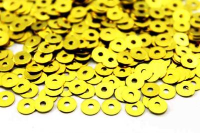 7 mm YUVARLAK ORTADAN GENİŞ DELİK PUL, HAM PİRİNÇ #758H - 2