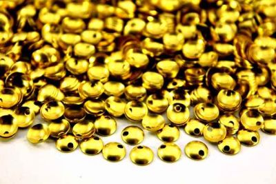 6 mm YUVARLAK PUL, HAM PİRİNÇ #102H-TEK-DELİK - 2