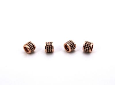 8 mm YUVARLAK ZİRCON TAŞ BİLEKLİK ve KOLYE AKSESUARI, ROSE