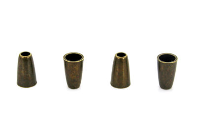 8x13 mm FULAR UCU HUNİ APARAT ZAMAK DÖKÜM, ANTİK SARI RENK - 2