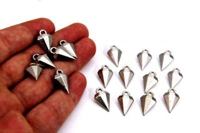 10x18 mm OK TESBİH UCU, ZAMAK DÖKÜM, NİKEL KAPLAMA - 3