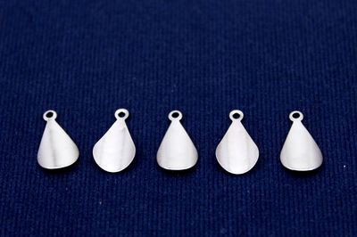 8x14.5 mm DAMLA DESENLİ PUL, NİKEL KAPLAMA PİRİNÇ #1562N - 2