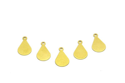 8x15 mm DAMLA DESENLİ PUL, HAM PİRİNÇ #1248H - 2