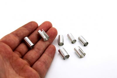 8x15 mm YUVARLAK ALÜMİNYUM BORU, NİKEL