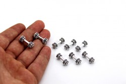 8x20 mm HALTER ZİRCON TAŞ BİLEKLİK ve KOLYE AKSESUARI, NİKEL - Thumbnail