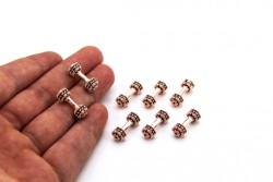 8x20 mm HALTER ZİRCON TAŞ BİLEKLİK ve KOLYE AKSESUARI, ROSE - Thumbnail