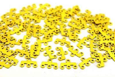 8x12 mm KÜPE SALLANTISI, HAM PİRİNÇ #167H - 2
