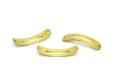 8x33 mm DİKDÖRTGEN DESENLİ BOMBELİ PUL, HAM PİRİNÇ #1547H - 3