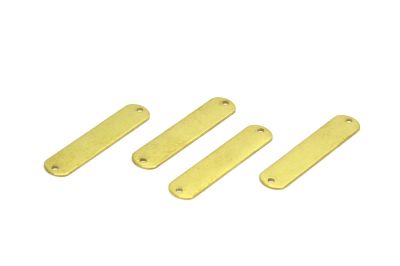 8x35 mm DİKDÖRTGEN DESENLİ PUL, HAM PİRİNÇ #1550H