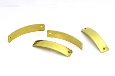 8x35 mm DİKDÖRTGEN PUL ÇİFT DELİK, HAM PİRİNÇ #1007H-BOMBELİ - 2