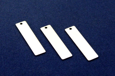 8x35 mm DİKDÖRTGEN PUL TEK DELİK, NİKEL KAPLAMA, #1009N - 2