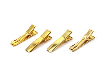 8x35 mm MAŞA MODELİ TOKA SARI KAPLAMA ( 3.5 cm ÇATAL MAŞA ) - 2