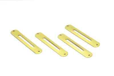 8x45 mm DİKDÖRTGEN DESENLİ PUL, HAM PİRİNÇ #1552H - 2