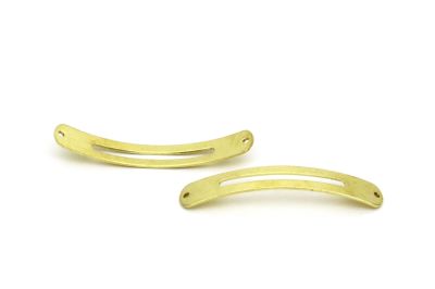 8x48 mm DİKDÖRTGEN DESENLİ BOMBELİ PUL, HAM PİRİNÇ #1545H - 2