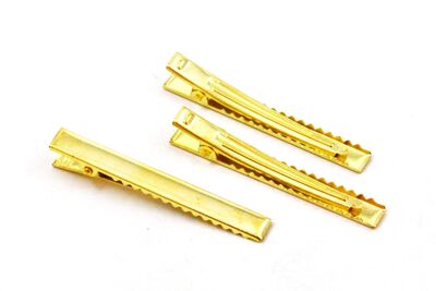 8x60 mm MAŞA MODELİ TOKA SARI KAPLAMA ( 6 cm MAŞA ) - 2