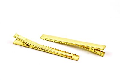 8x75 mm MAŞA MODELİ TOKA SARI KAPLAMA ( 7.5 cm MAŞA ) - 2