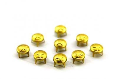 9 mm DESENLİ YUVARLAK TROK, HAM PİRİNÇ #484H - 2