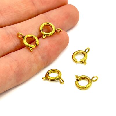 9 mm FERMUAR KİLİT HAM PRİNÇ - 1