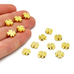 9 mm, YONCA DESENLİ BİLEKLİK ARA APARATI, ZAMAK LAK KAPLAMA - ERTÜRK