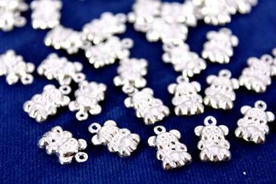 8x13 mm KULPLU AYICIK MODELİ, NİKEL KAPLAMA PİRİNÇ - 2