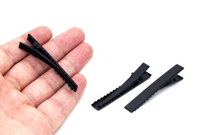 8x55 mm MAŞA MODELİ TOKA SİYAH BOYA KAPLAMA ( 5.5 cm MAŞA ) - 2