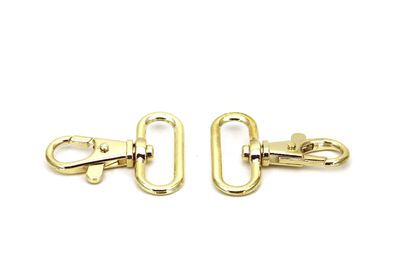 Boy : 40 mm, Alt İç Genişlik : 25 mm, GEMİCİ ANAHTARLIĞI, PARİS KANCA, SARI KAPLAMA - 3