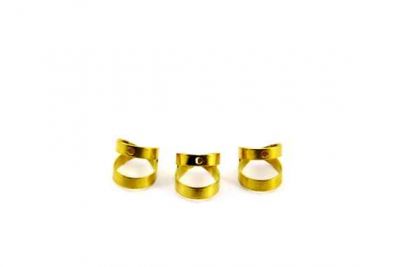 Çap 10 mm - Genişlik 9 mm TEK DELİK KIKIRDAK KÜPE, HAM PİRİNÇ #1137H - 3