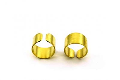 Çap 19 mm Genişlik 14 mm, YÜZÜK KOLU, HAM PİRİNÇ #1208H - 2