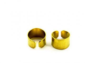Çap 19 mm Genişlik 14 mm, YÜZÜK KOLU, HAM PİRİNÇ #1208H - 3