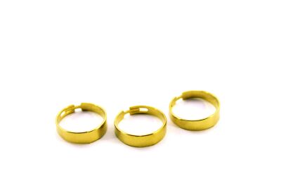 Çap 19 mm - Genişlik 6 mm YÜZÜK KOLU, HAM PİRİNÇ #542H - 2