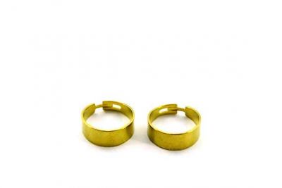 Çap 19 mm - Genişlik 8 mm YÜZÜK KOLU, HAM PİRİNÇ #359H - 2