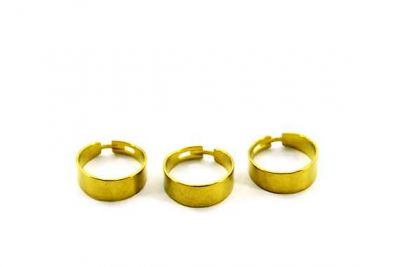 Çap 19 mm - Genişlik 8 mm YÜZÜK KOLU, HAM PİRİNÇ #359H - 3