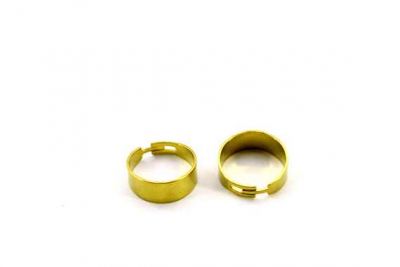 Çap 19 mm - Genişlik 8 mm YÜZÜK KOLU, HAM PİRİNÇ #359H - 4
