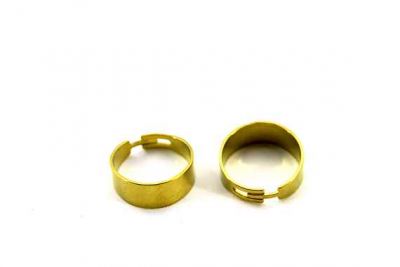 Çap 19 mm - Genişlik 8 mm YÜZÜK KOLU, HAM PİRİNÇ #359H - 5