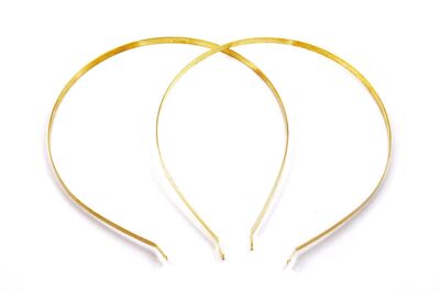 *ÇAP:12 CM* - *GENİŞLİK:4 mm* TAÇ, SARI KAPLAMA DEMİR - 2